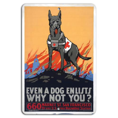 Enlist with Courage Join the Cause TodayAluminumtin sign 20x30cm（7.8x11.8inch）