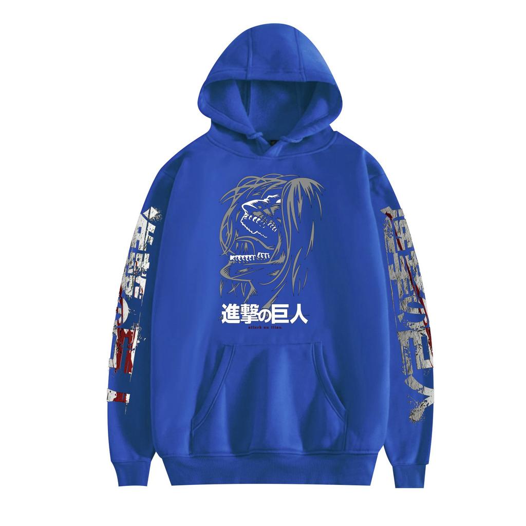 New Arrivals Couple Fashion for Fans of Attack on Titan Printed Sweatshirt Outdoor Sport Cosplay Pullovers Hoodie