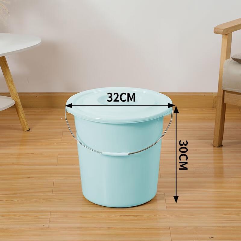 HANDUNYOU Durable Plastic Household and Dormitory Bucket with Lid