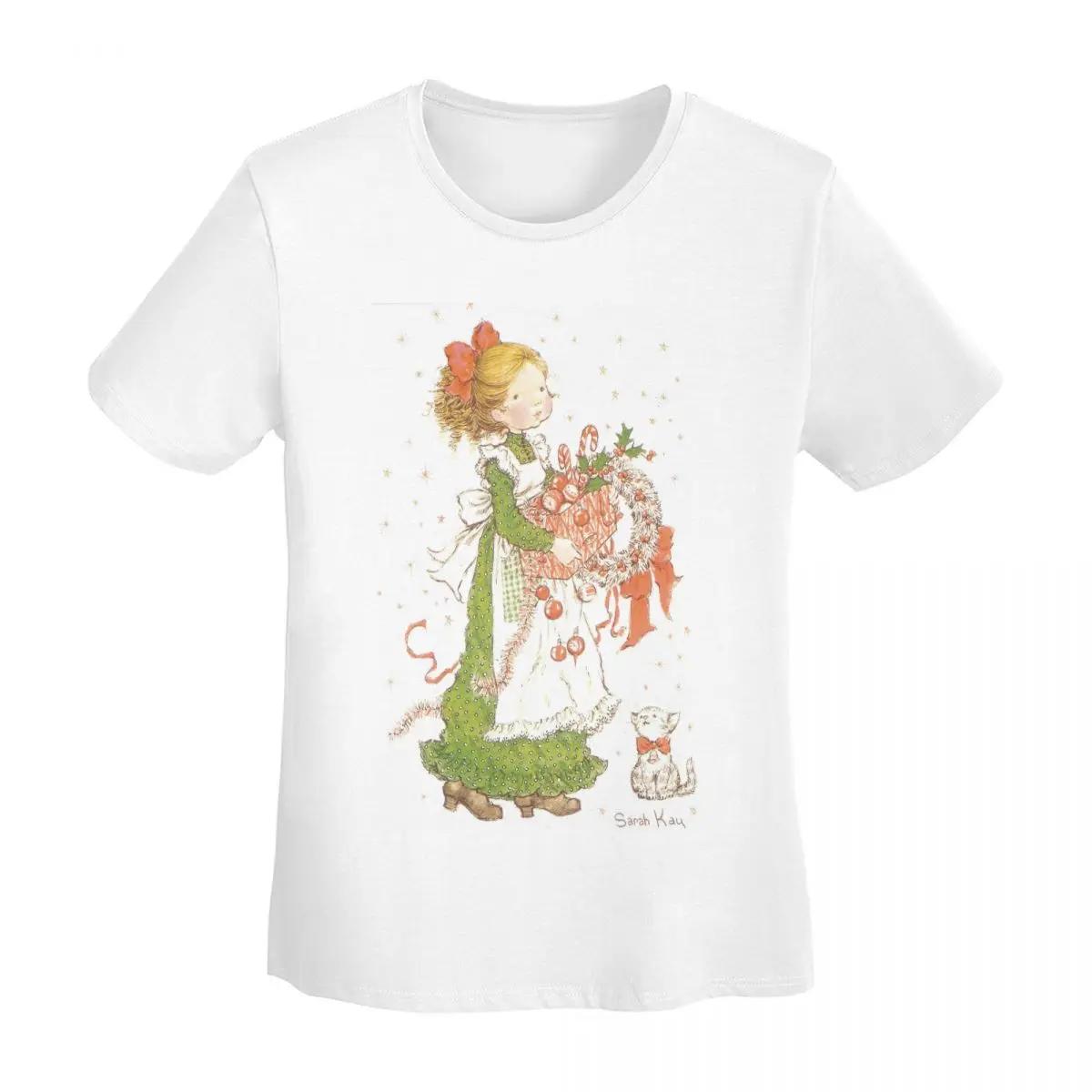 Sarah Kay Swing Girl TShirt Women Short Sleeve T Shirts Round Neck Clothes Cotton Summer Tees Streetwear S