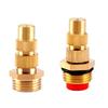 Brass Hose Nozzle 1/2 Adjustable Twist Hose Nozzle Heavy Duty Jet Sweeper Nozzle