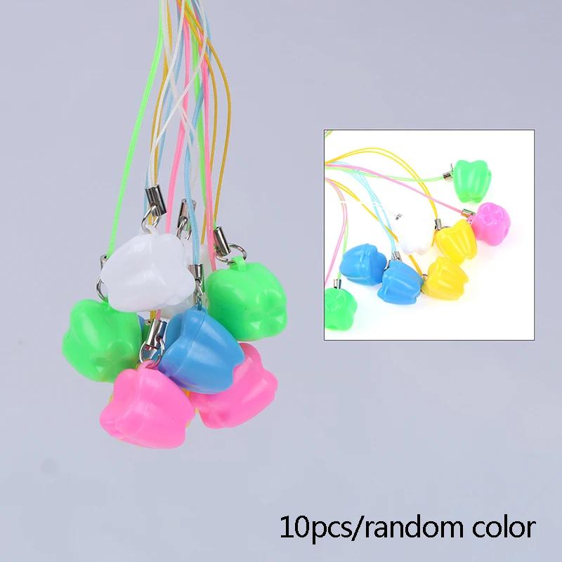 10pc Colorful Baby Kids Tooth Storage Box Organizer Milk Teeth Keepsake Holder - For Daily Use
