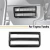 Carbon Fiber Style Headlight Switch Frame Cover Trim For Toyota Tundra -2025