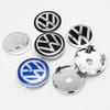 New 2026 4pcs 56mm Car Wheel Badge Center Sticker 60mm Wheel Hubcap Cover Accessorie For VW golf Passat R Rline GTI Polo CADDY Beetle zs0