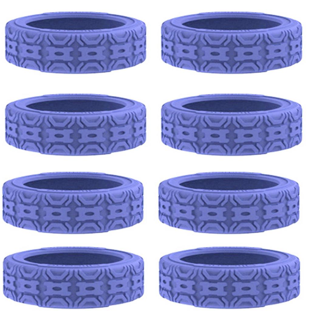 4/8pcs Durable Silicone Luggage Wheel Protectors Cover for Travel Suitcases Reduce Noise Wheels Guard Cover