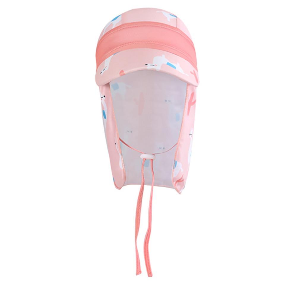 Neck Protection Children's Swimming Cap Anti UV UV Protection Hat Kids Bucket Hats  Summer