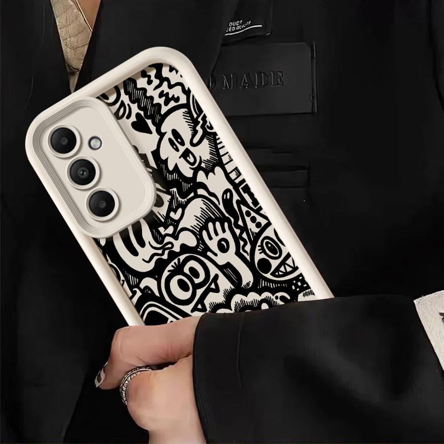 Cool Street Graffiti Case for Samsung Galaxy A16 A56 A26 A32 A53 A54 A12 A13 A35 A36 A71 A72 A23 A51 A73 A34 A15 Phone Cover