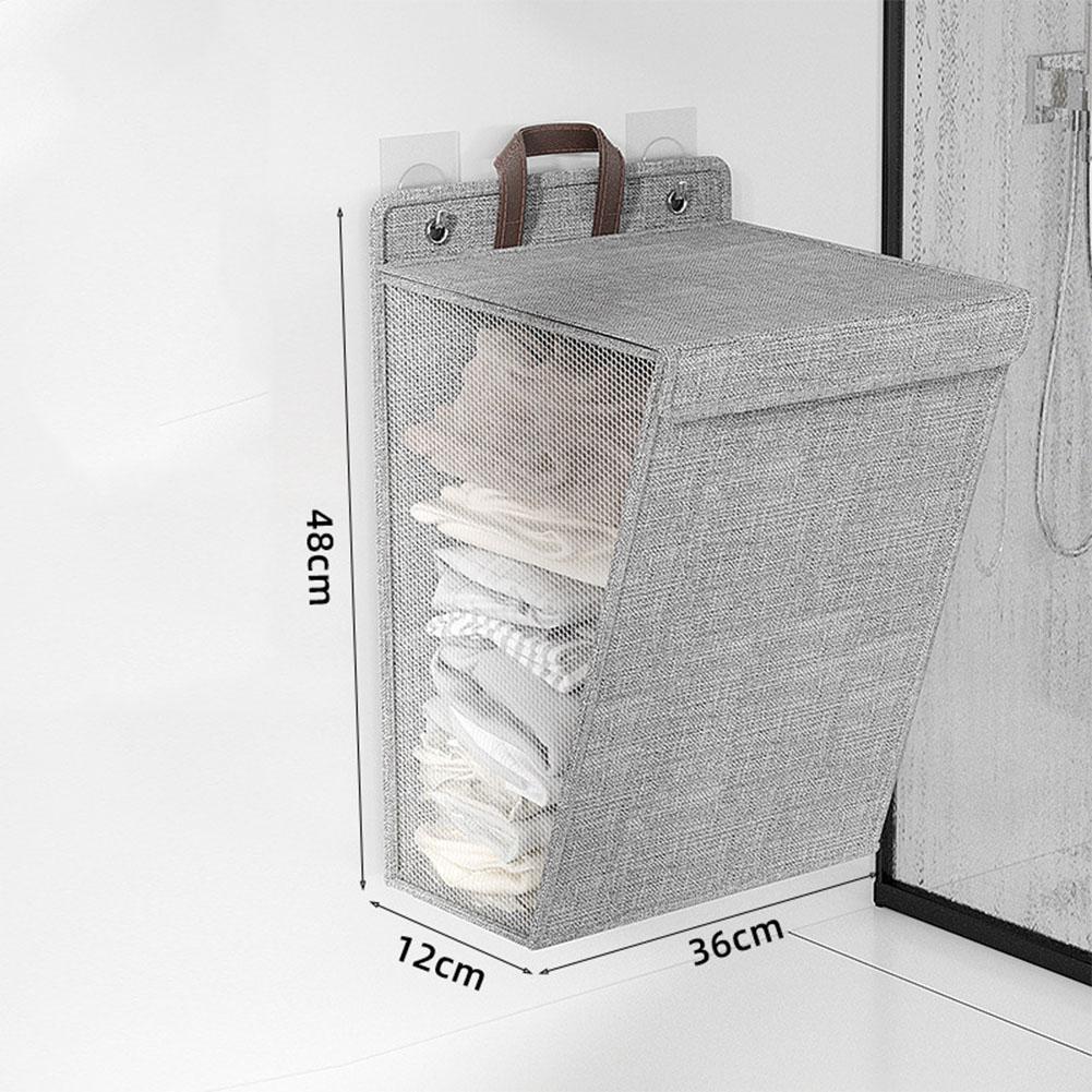 

Home Clothes Basket Foldable Laundry Basket Compact Size Convenient Carry Handle Foldable Design Large Opening