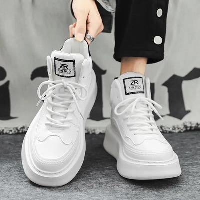 Neue Klassische Herren-Sneaker Mit dicker Sohle Höhensteigernd Modische Freizeitschuhe High-Top Outdoor Weichsohlige Sportschuh Laufschuhe