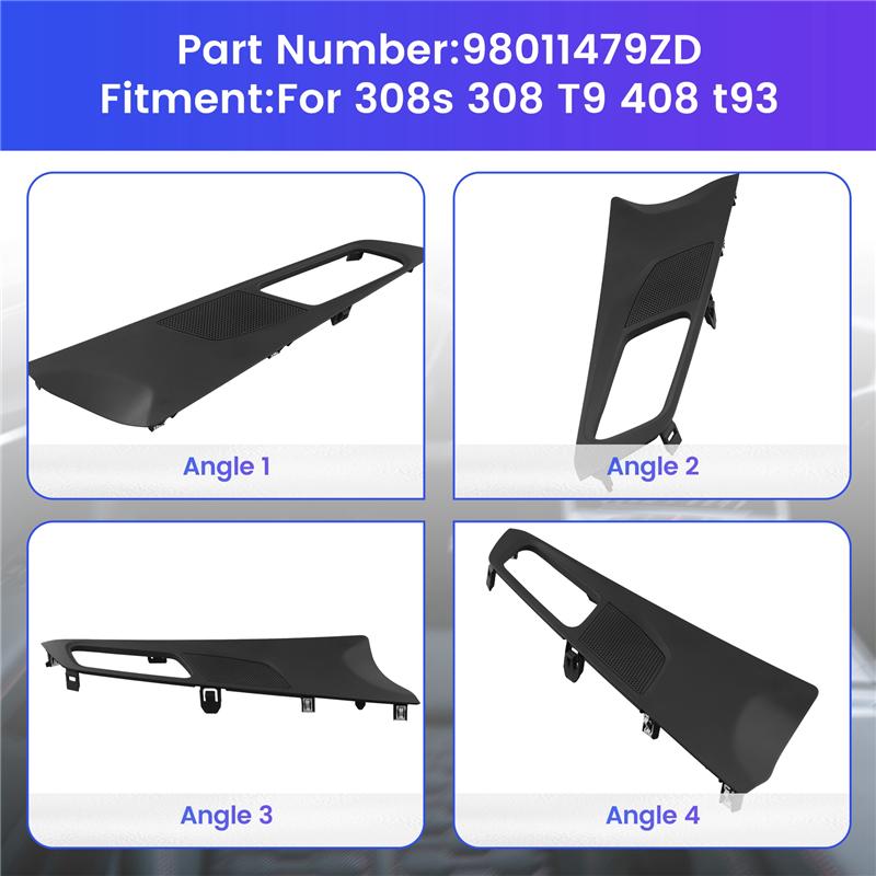 For 308S New 308 T9 New 408 T93 Door Interior Trim Panel Handle Trim Cover Controller Trim Cover 98011479ZD