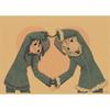 Free Shipping Retro Japanese Anime Girls' Last Tour Kraft Paper Poster Wall Art