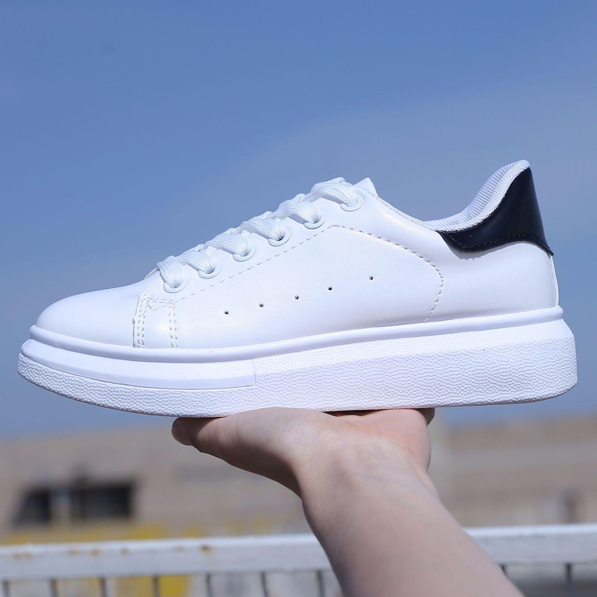 

Женская повседневная обувь Дизайнерские кроссовки Кожаная мужская обувь Модная удобная легкая обувь Белая обувь Zapatillas 4.5