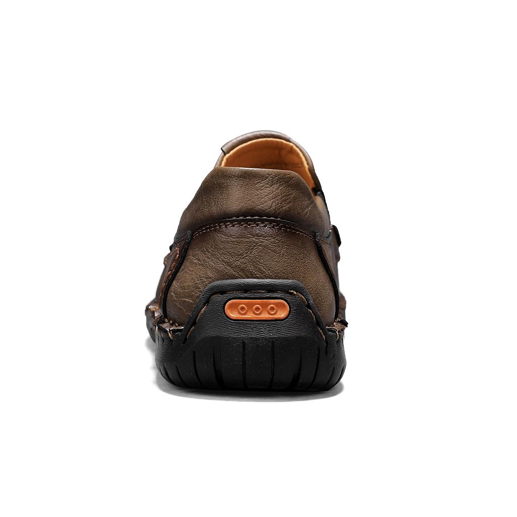 Men's Loafers Slip On Leather Casual Shoes For Men Moccasins Plus Size 39-48 Flats Sneakers Handmade Shoes