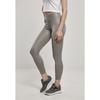 Legging Femme Urban Classics Imitation Cuir - Gris Foncé - XL