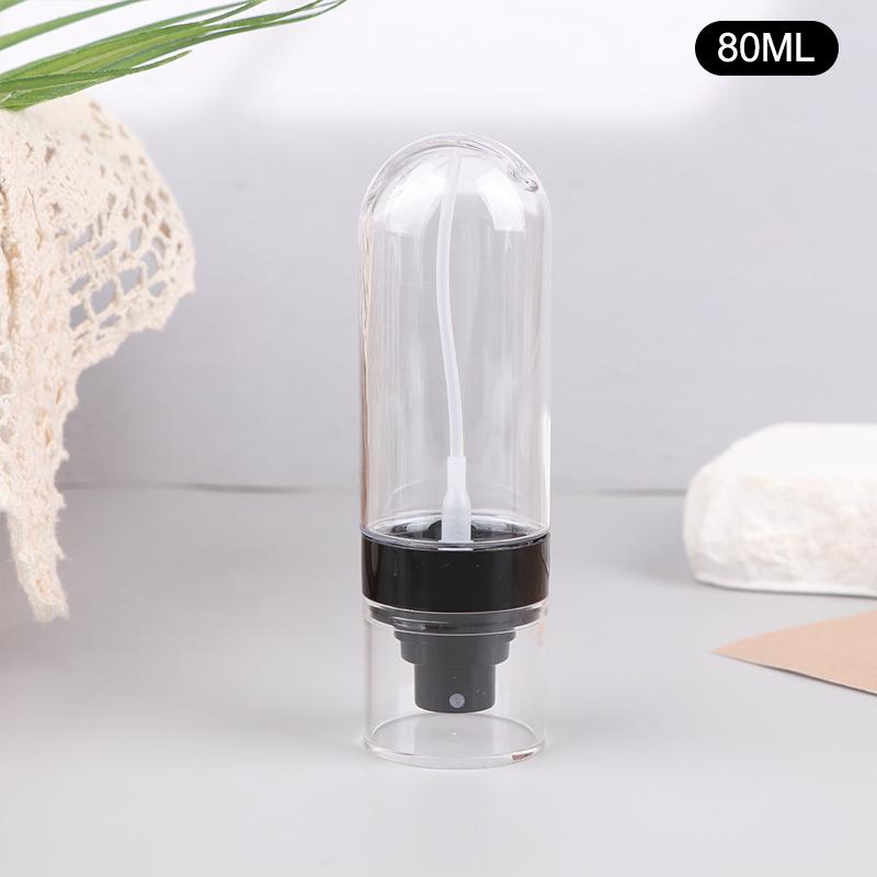 

30/60/80/100 мл мелкодисперсный распылитель пластиковый флакон лосьон насос дорожные духи бутылки для воды заправка 80ml чёрный