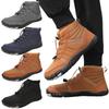 Barefoot Snow Boots High-Top Barefoot Shoes Anti Slip Casual Winter Booties Fur Lined Thermal Snow Sneakers for Hiking Climbing