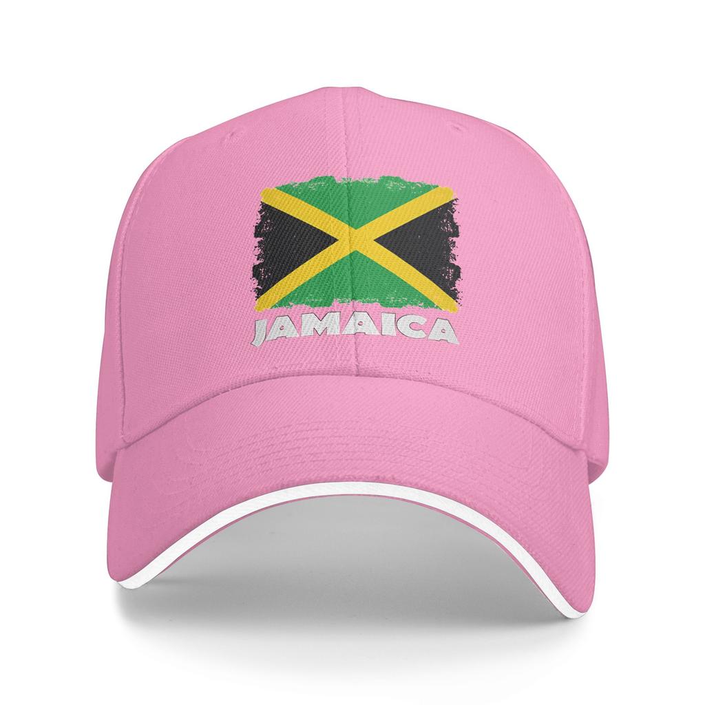 Spring Jamaica National Flag Distress Baseball Cap Kpop Rock Streetwear Custom Logo Sun Trucker Hat Women Hot Sale Baseball Caps