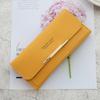 Women Wallets Fresh Style Korean Version Long Wallet, Leather Card Holder, Coin Purse, Clutch Bag