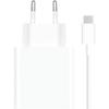 Xiaomi Charging Combo 33w Fast Charger Usb-a + Usb-c Data Cable White Mdy-11-ez
