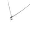 Les Trésors De Lily [L2031] - Silver Necklace 'Câlin' Silver White (rhodium-plated) - 9x5 Mm