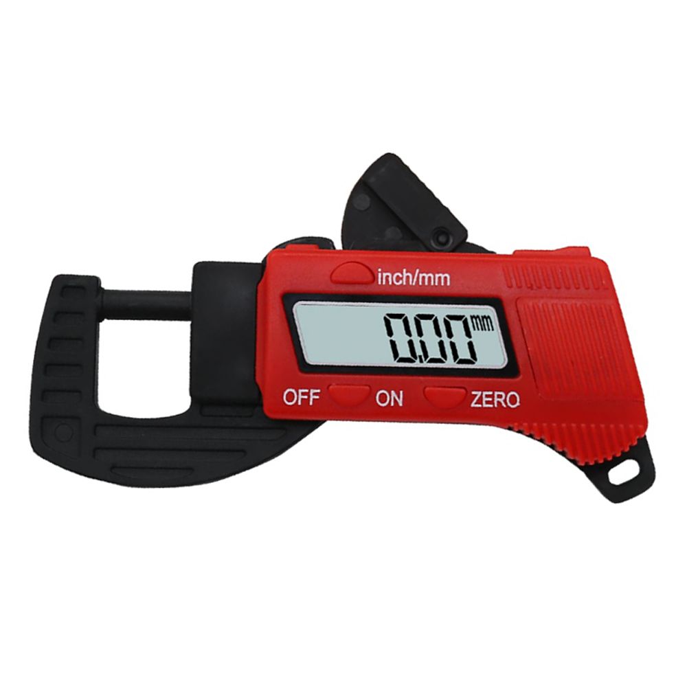 

Fiber Horizontal Caliper LCD Screen Thickness Caliper Digital Measuring Micrometer Micrometer Guage червоний