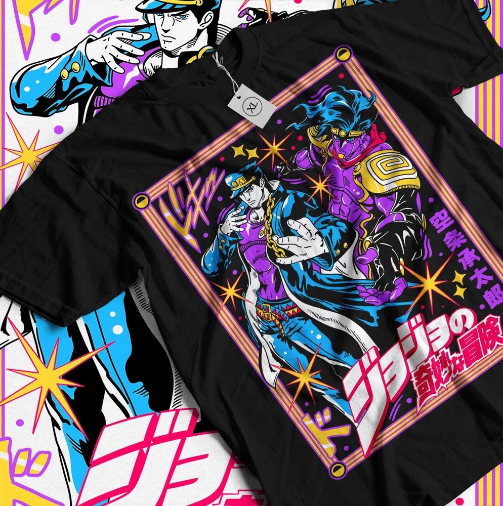 JoJos Bizarre TShirt Adventure JoJo Anime Unisexga Jolyne Jotaro Shirt All Size S