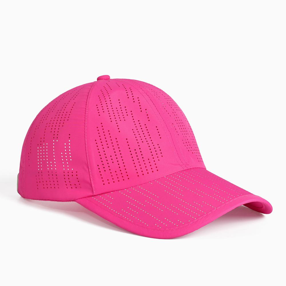 Summer lightweight moisture-wicking solid-color vertical-striped breathable mesh multi-purpose travel sun hat baseball cap