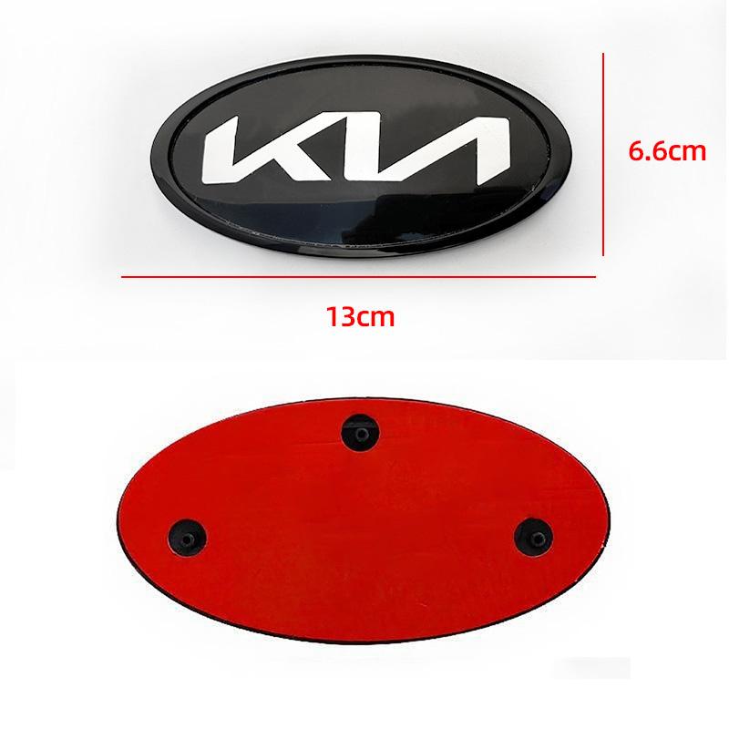 AABIW1 Car Front Gril Rear Trunk Emblem Sticker Accessories For Kia GT-Line Sportage Ceed Rio Picanto Sorento Soul Cerato Venga K9 Niro