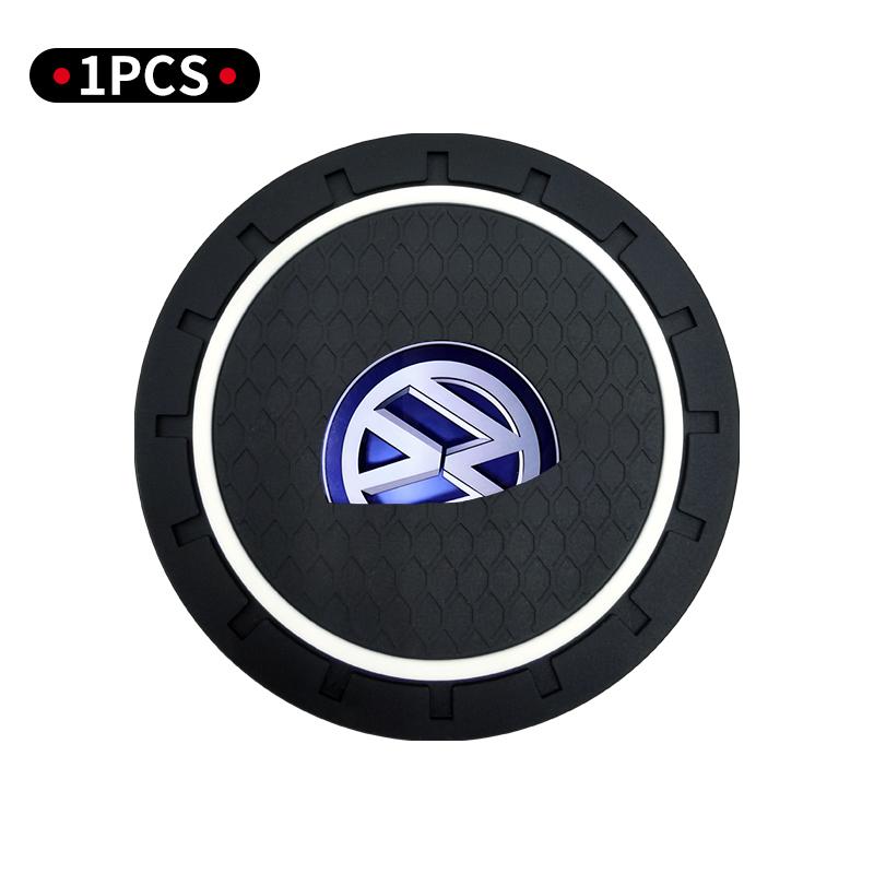 

Автомобильные наклейки Новая подставка под стакан/бутылку для воды Антискользящий коврик Силикагель Для Volkswagen Golf-5 6 7 Bora Jetta POLO