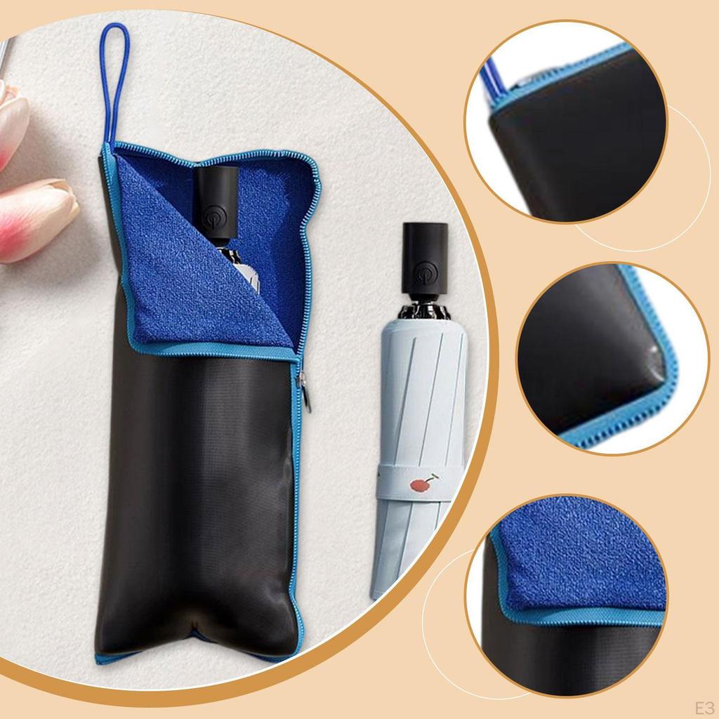 Compact Bag for Wet Umbrellas with Reusable Oxford Cloth Cover
