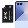 For Samsung Galaxy Z Flip7 5G Camera Lens Protector Set Electroplating Metal+Tempered Glass Individual Lens Film