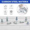 30pcs M4M5M6Jack Nuts Screw Petal Screw Anchors Petal Expansion Plugs for Curtain Expansion Clamp Petal Rivet Lock Jack Nut Bolt