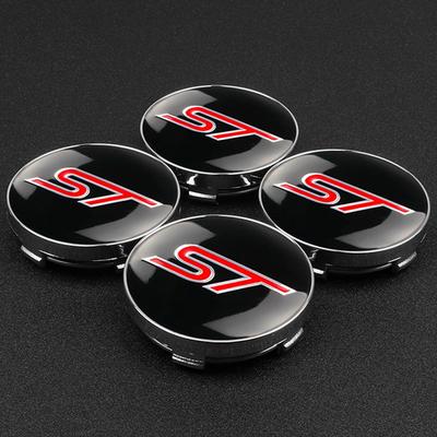 4×60MM ST Logo Emblem Wheel Center Hub Caps Car Auto Wheel Hub Cover Badge Hubcaps Rim Accessories