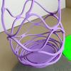 Silicone Storage Bag Wine Carrier Bag Multi-Use Drink Bottle Holder Mesh Coaster Kitchen Basket for Wine Bottles Fruits Vegetables
