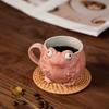 Funny Ceramic Frogs Shaped Coffee Mug With Handle And Spoon Cartoon Forg Porcelain Mug Breakfast Milk Tea Cup