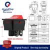 KCD4 High Power Boat Rocker Switch, 4/6 Pin, Red/Green Light, 31x25mm, 16A 250V