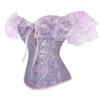 Women's Gothc Sexy Lingerie with Adjustable Belt Elegant Top Bustier Lace Corset Fashion Lace Bustier