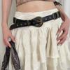 American Women's Belt Pu Leather Dress Jeans Belt Vintage Waist Belt  Waist Accessories