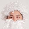 Children Adult Makeup Realistic Cosplay Props Santa Claus Beard White Wig Christmas Accessories