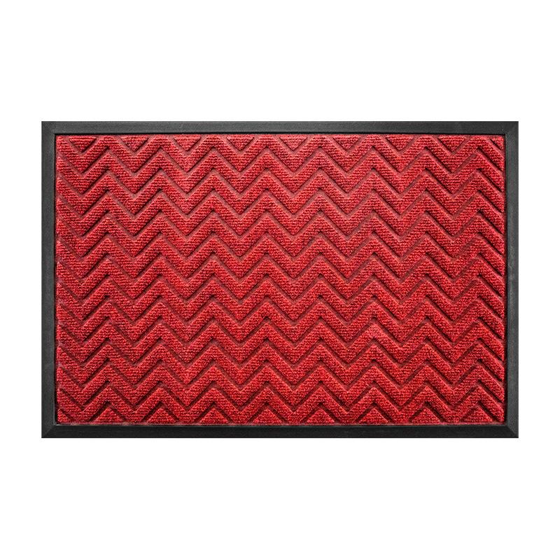 

Коврик для входа, грязеотталкивающий коврик для двери, коврик для входа, нескользящий коврик для ног, бытовой материал из полипропиленового волокна 60x90cm красный