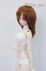 [Petite Marie] 13 DD DDS L-bust Compatible Lingerie Set, Bra and Panties Set, White, Smooth Material, Floral Embroidery, Floral Lace, 60cm Doll, BJD