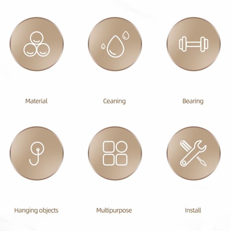 Over The Door Hook Bathroom Organizers Towel Rack Door Hanger Holder Coat Hook Rack for Hanging Clothes, Hat, Backpacks