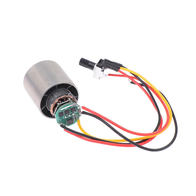 Dc 9/12/24V 5A 3.5A Mini Brushless Motor 100000Rpm High-Speed Cnc Aluminum Alloy Impeller Ducted Fan Stepless Speed Regulation