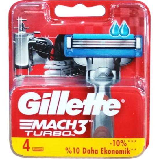 

Сменная бритва Gillette Mach3 Turbo, красная серия, 4 шт.