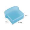 Reusable Sandwich Case Plastic Sandwich Packaging Box Toast Shape Sandwich Storage Box  Picnic