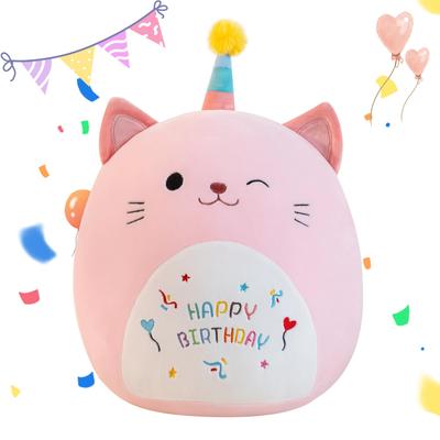 Cat Plush Toy Birthday Gift Pink Cat Plush Toy Cushion Plush Toy Cute Birthday Gift Gift for Kids Birthday Celebration Home Decor Soft Cat Body Pillow
