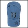 Baseball English CZ026 [White Fang] Hat, Cap, Logo, Letters, Brim, Cap, Stylish, Pop, Bee, Cool, Men's, Women's, (White)