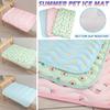 Summer Dog Cooling Mat Breathable Pet Dog Bed Blanket Ice Silk Pad Sofa Kennel for Small Medium Dogs Cats Dog Car Seat Cushion