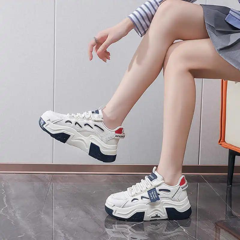 Fashion Sumer Legitimate Leather Womans Tenis Originals Loafers Basketball Sneakers Husband Shoes Sport Unique Designer Fashionable