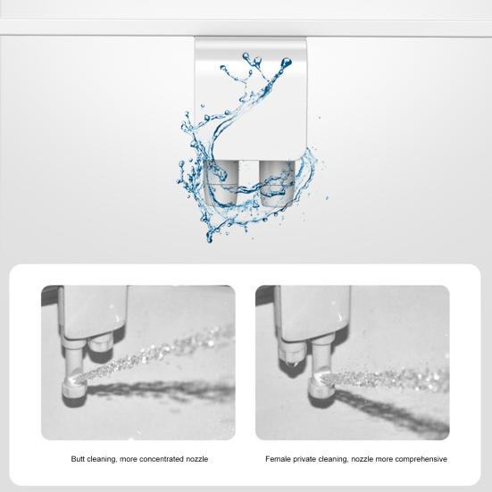 Ultra-Thin Adjustable Pressure Bidet Toilet Sprinkler Bidet Toilet Seat Attachment Ultra-Thin Nozzle